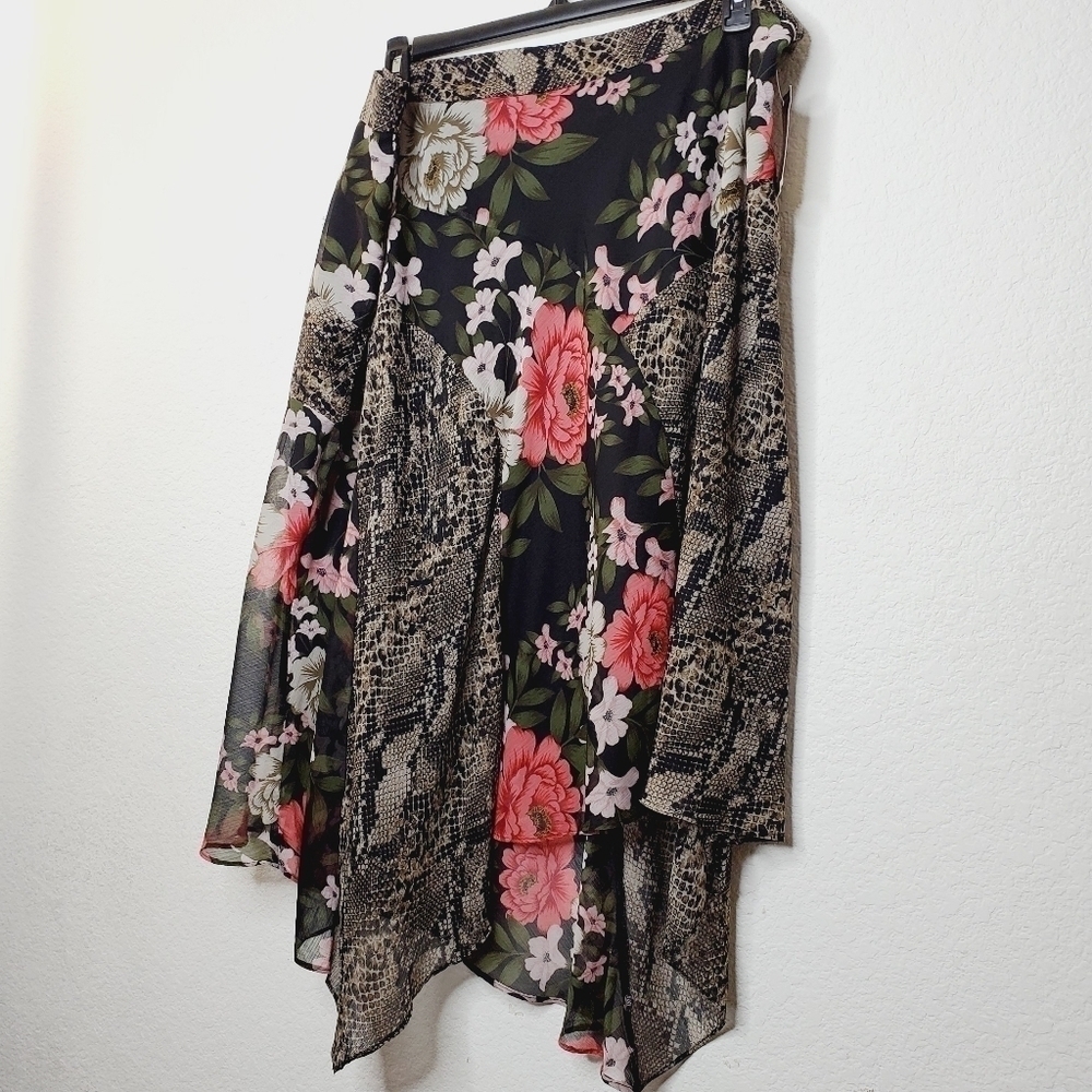 INC SKIRT PLUS SIZE 22W MIX PRINT FLORAL‎ SUMMER - Picture 12 of 14